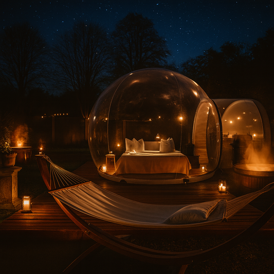Hochzeitsgeschenk, Magische Nacht im Bubble Tent für Zwei