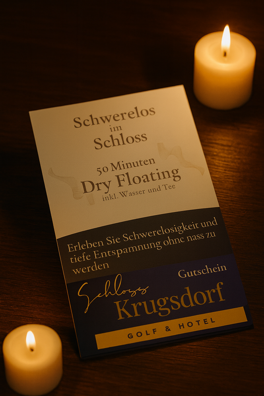 Schwerelos im Schloss, 50 Minuten Dry Floating