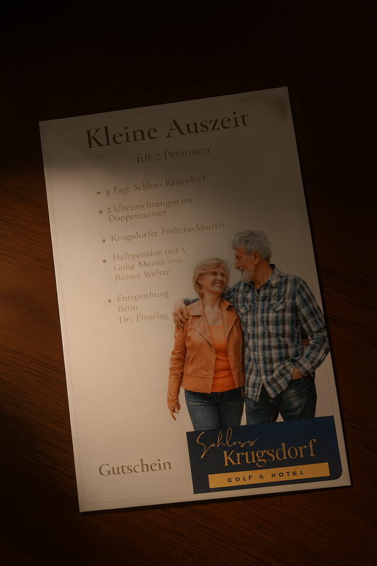 Kleine Auszeit, 3 Tage Entspannung im Schloss Krugsdorf (für 2 Personen)