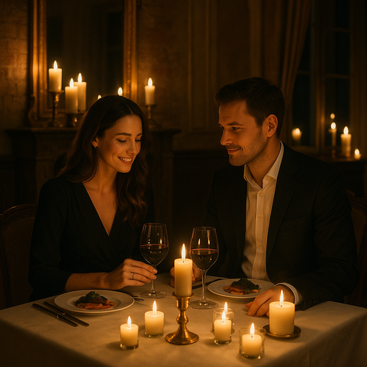 Candle-Light-Dinner im Schloss